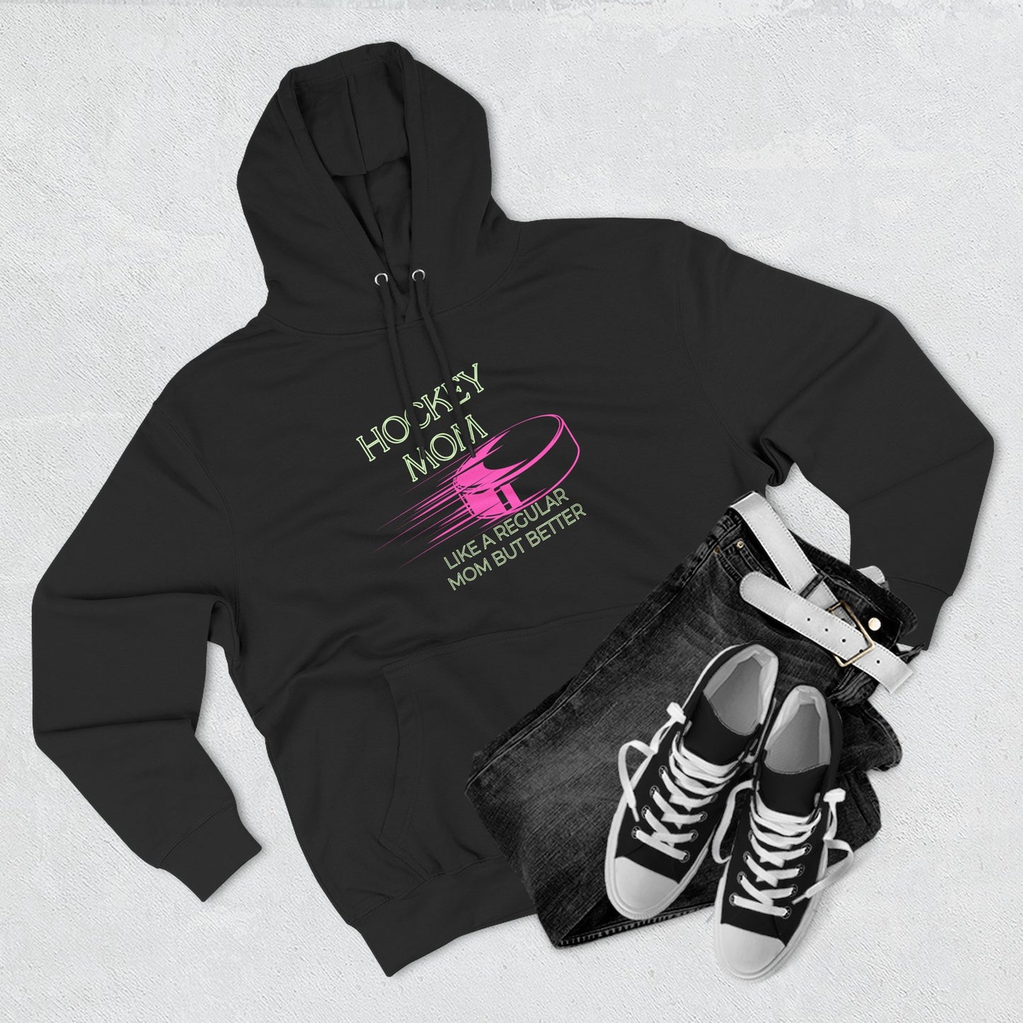 Lane Seven Hockey Mom Fleece Hoodie
