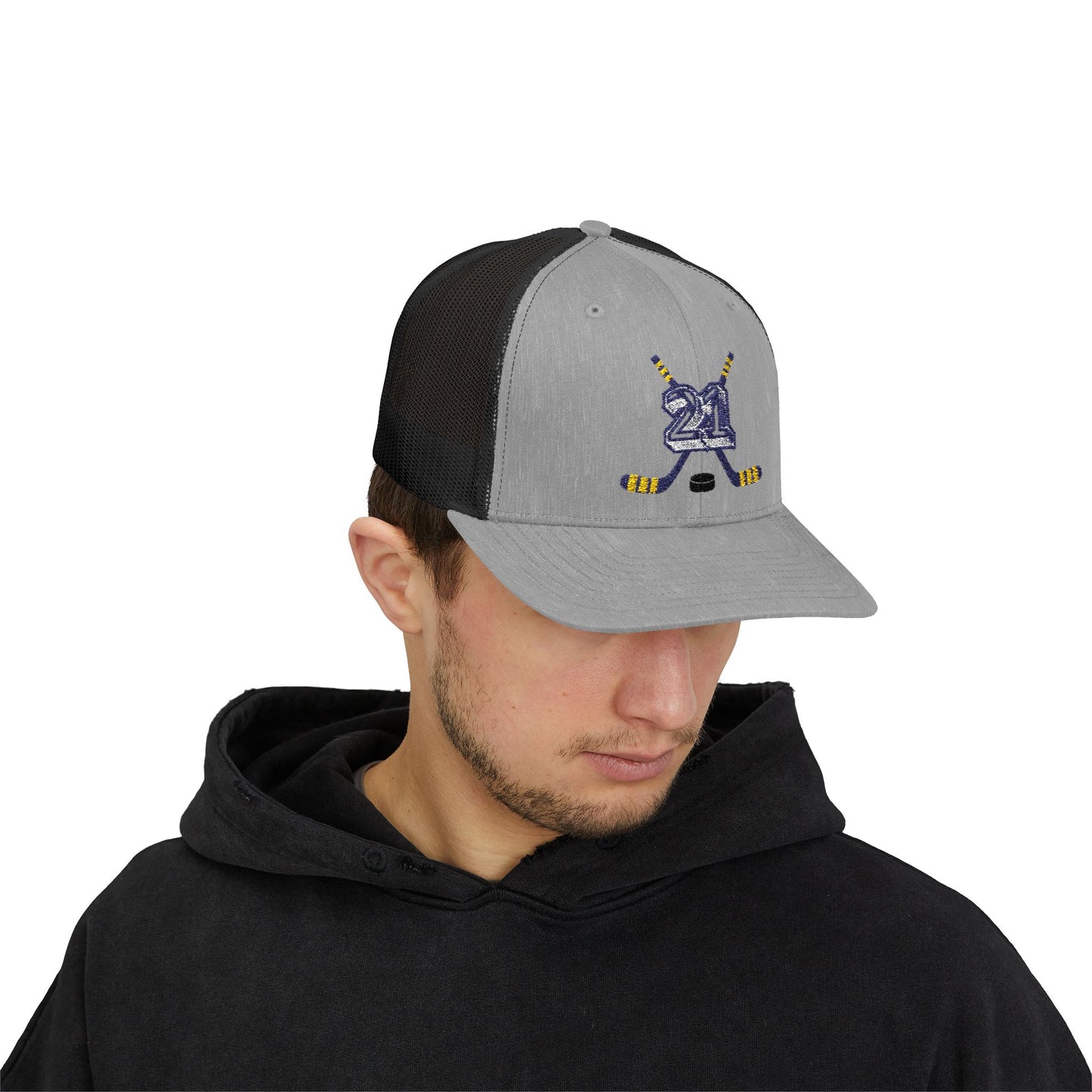 #21 Hockey Trucker Hat