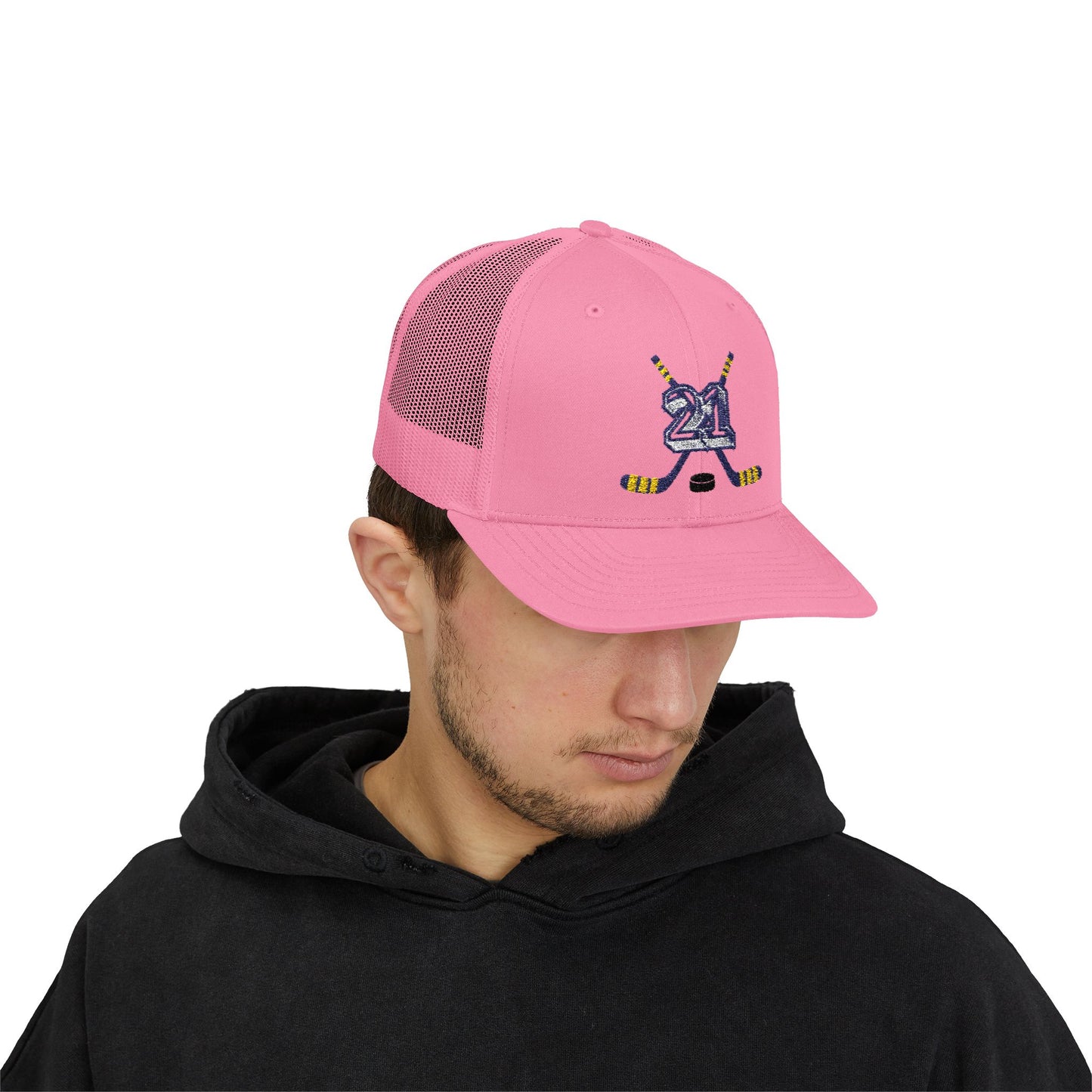 #21 Hockey Trucker Hat
