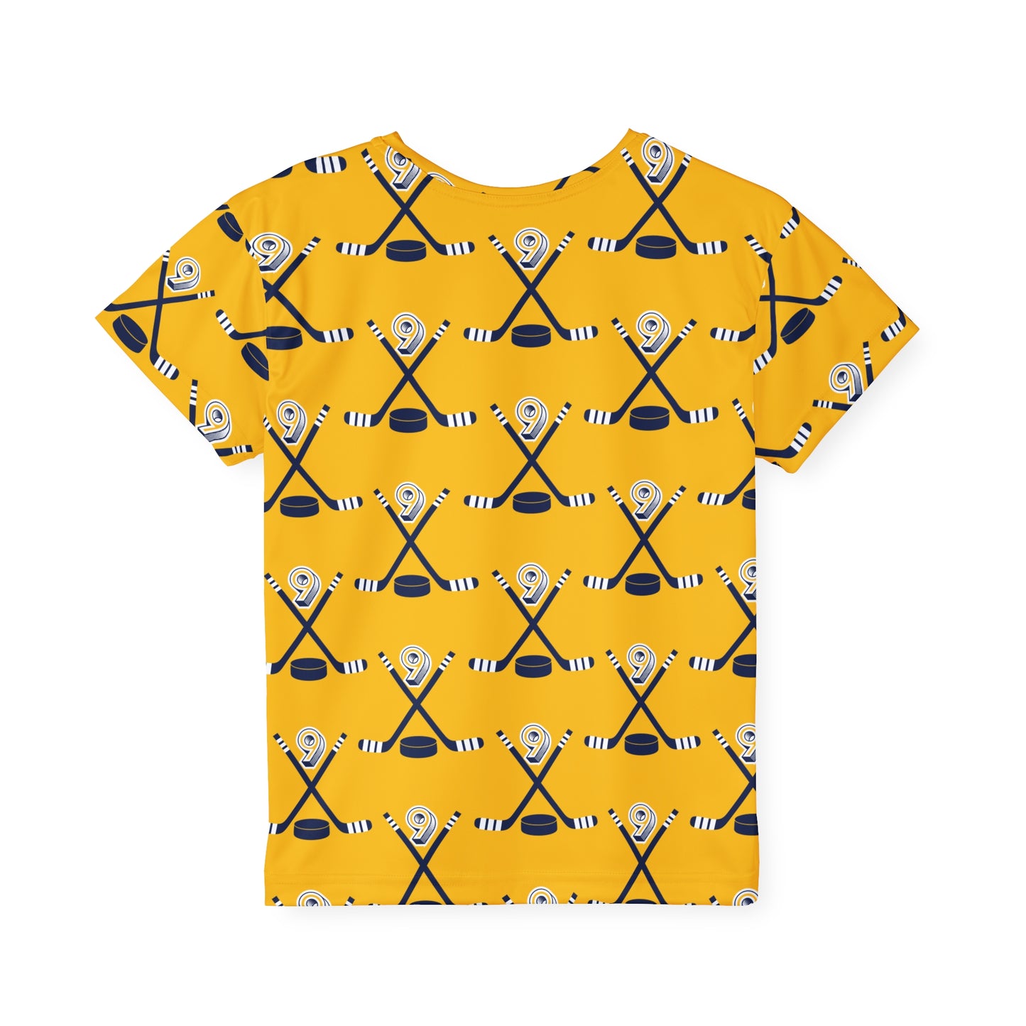 Kids #9 Gold and Blue Pajama Shirt