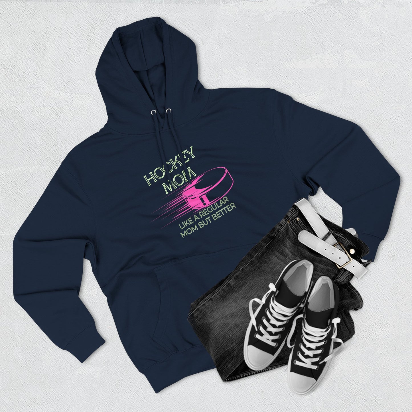 Lane Seven Hockey Mom Fleece Hoodie