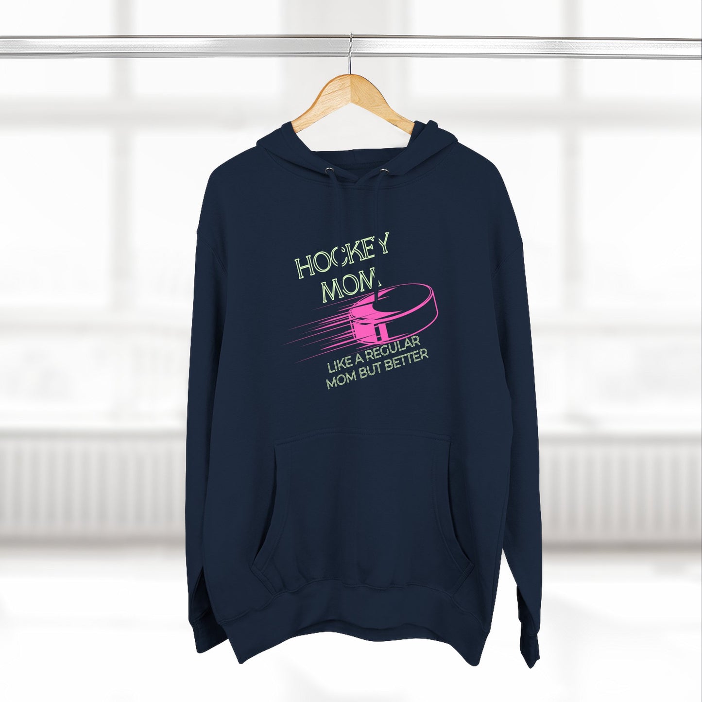 Lane Seven Hockey Mom Fleece Hoodie