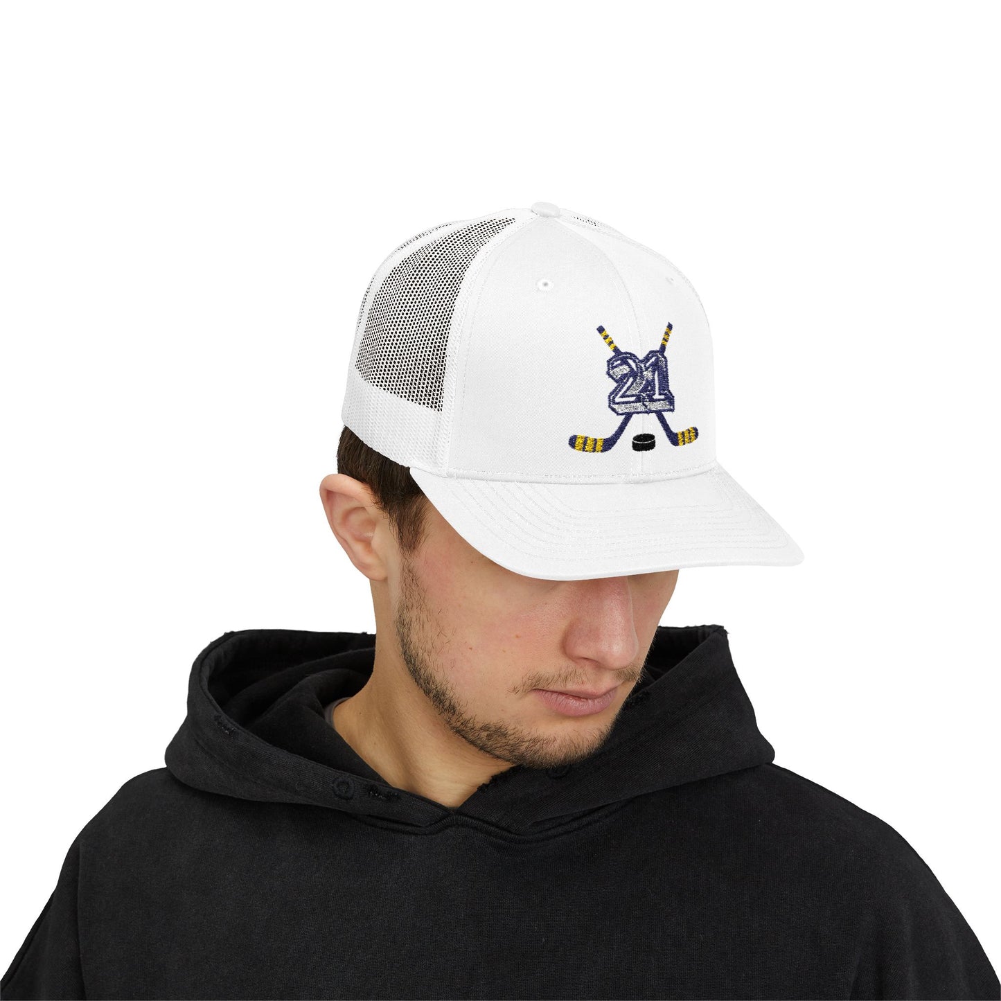 #21 Hockey Trucker Hat