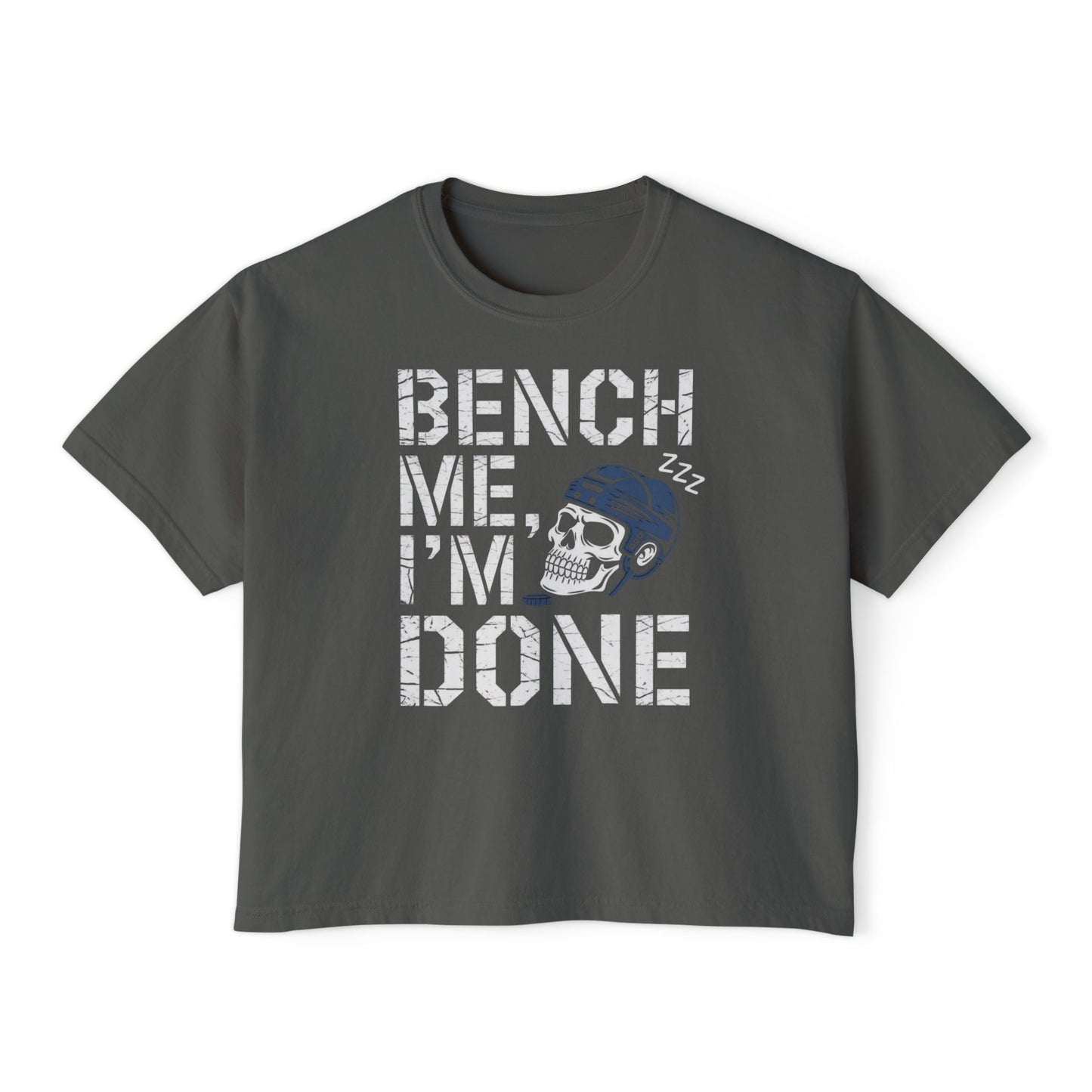 Bench Me I'm Done Hockey Women's Boxy Tee