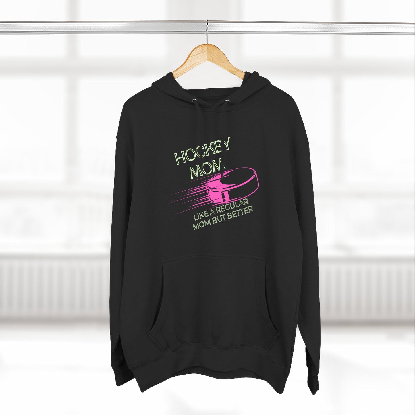 Lane Seven Hockey Mom Fleece Hoodie