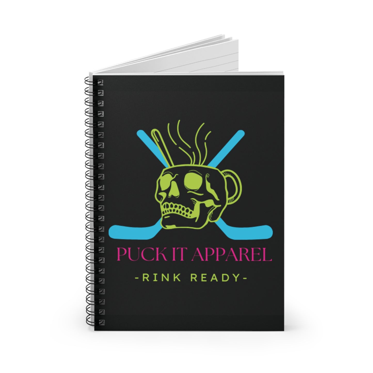 Hockey Spiral Notebook - Sassy and Savage, Ideal for Rink Lovers, Perfect Gift for Players, Coaches, Hockey Fans, and Teams