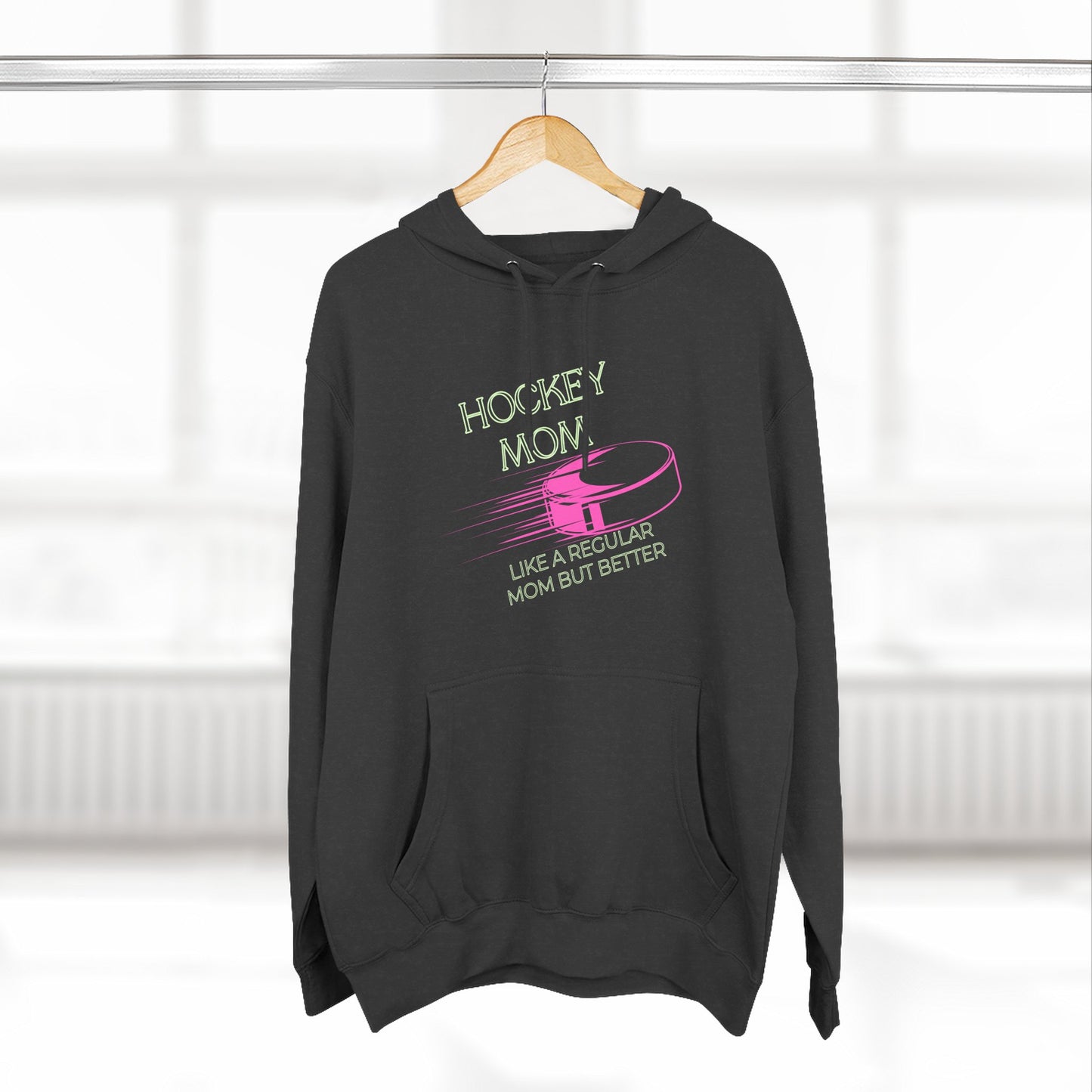 Lane Seven Hockey Mom Fleece Hoodie