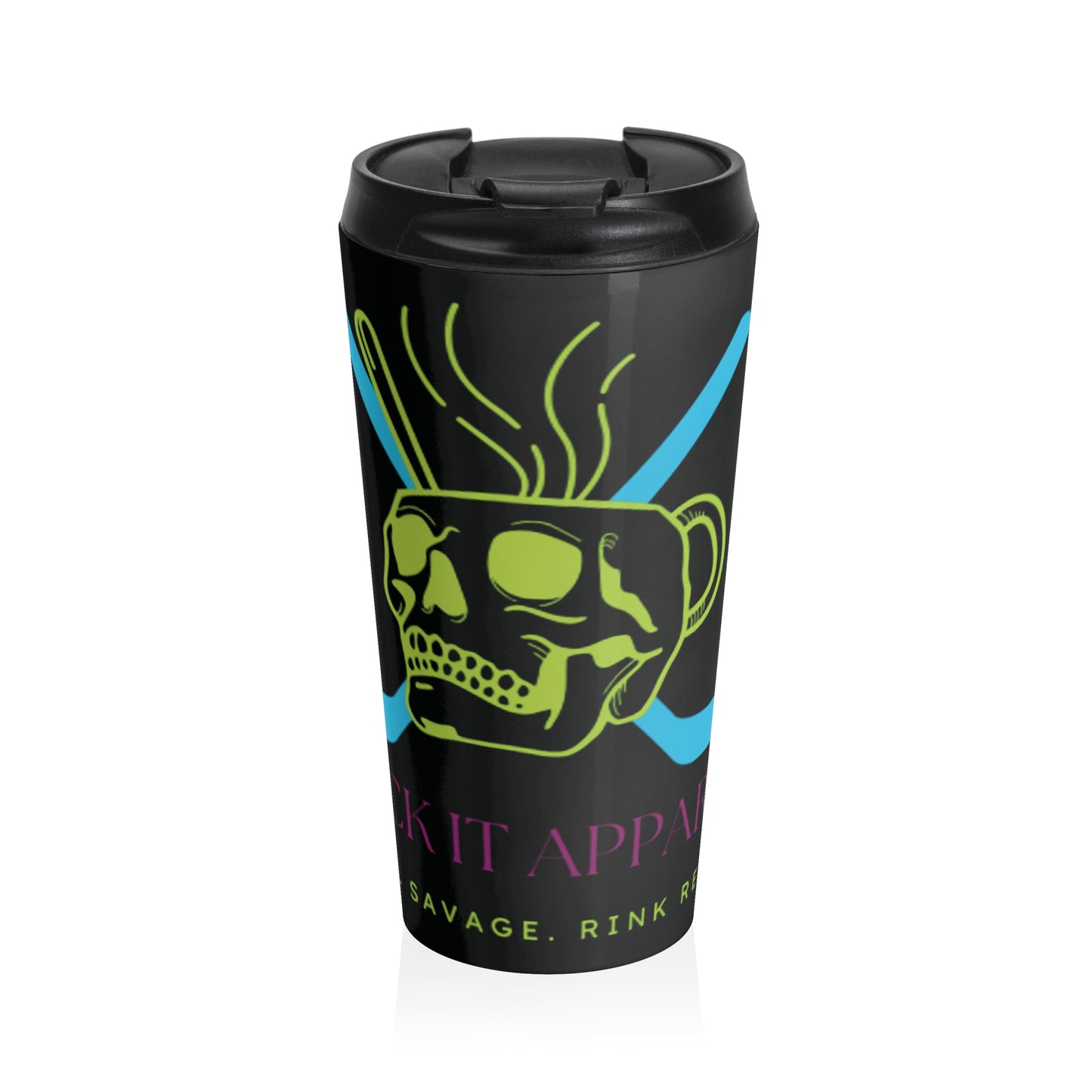 Savage Skull Stainless Steel Travel Mug | Unique Coffee Cup | Perfect for Road Trips, Gifts, and Everyday Use