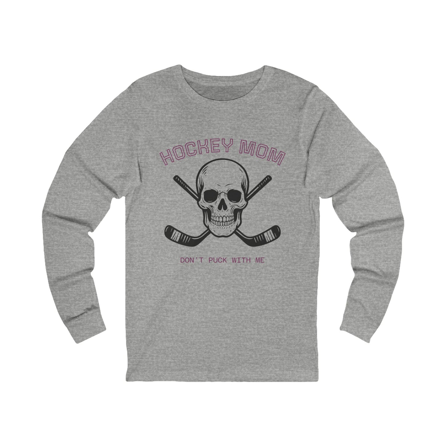 Bella & Canvas Hockey Mom Long Sleeve Tee