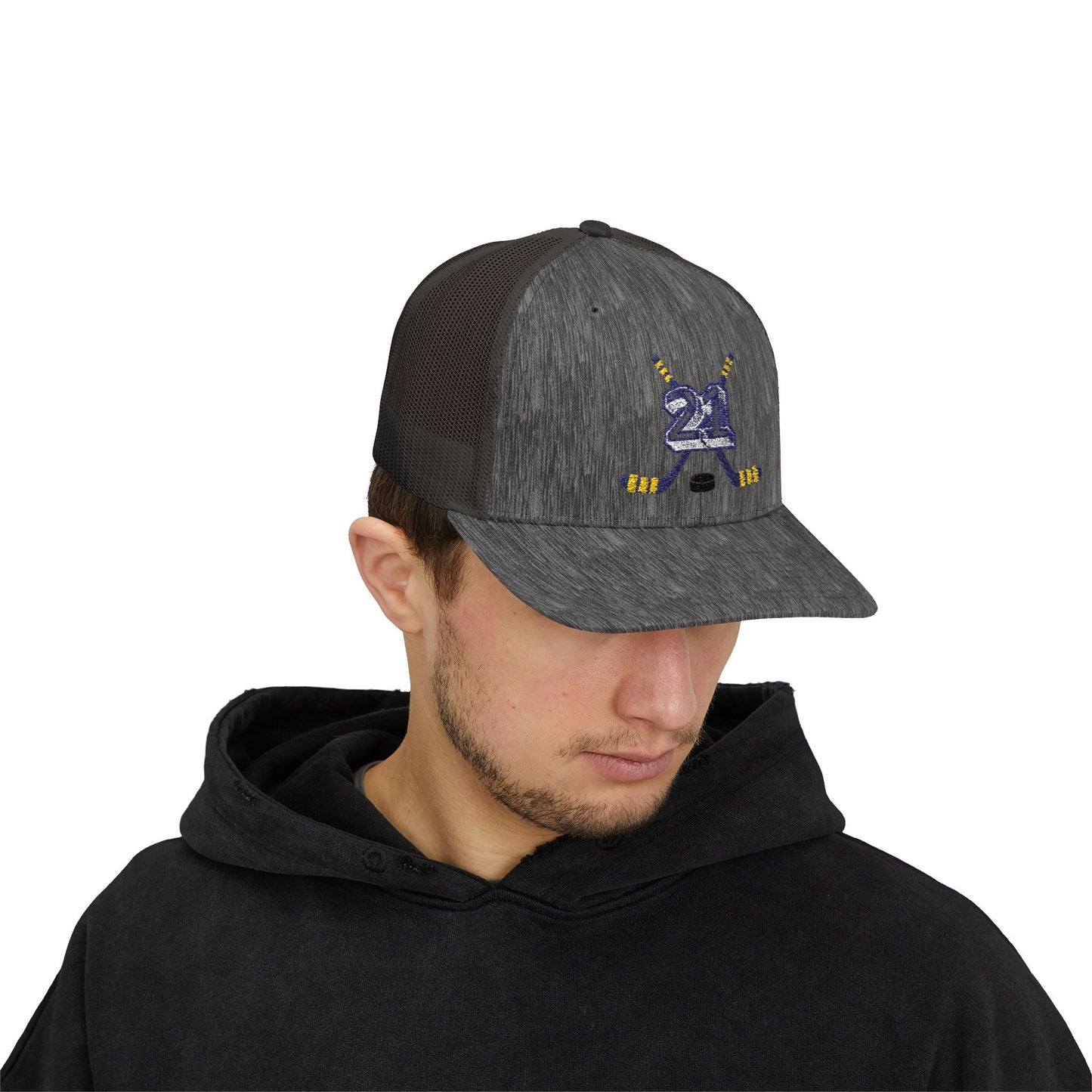 #21 Hockey Trucker Hat