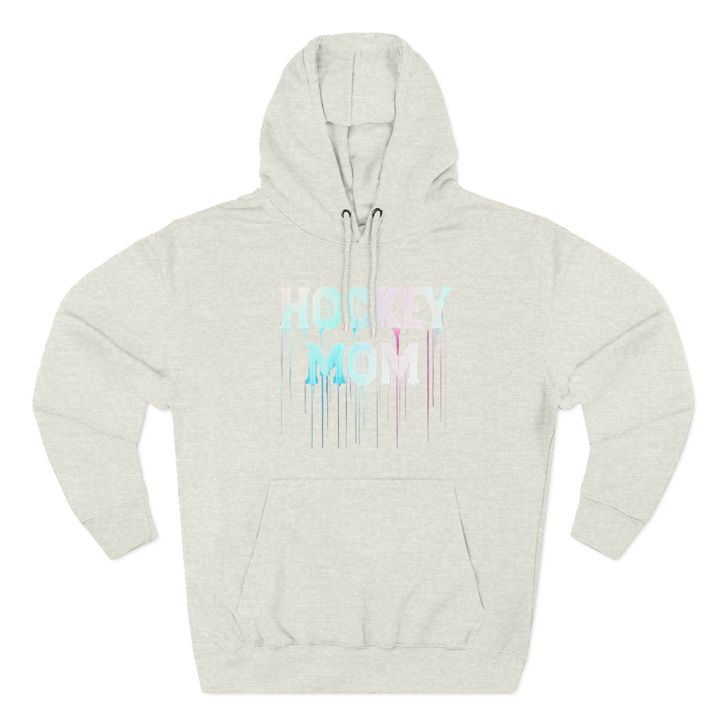Lane Seven Hockey Mom Fleece Hoodie, Cozy Sweatshirt for Hockey Moms, Gift for Sports Enthusiasts, Winter Apparel, Perfect for Game Days