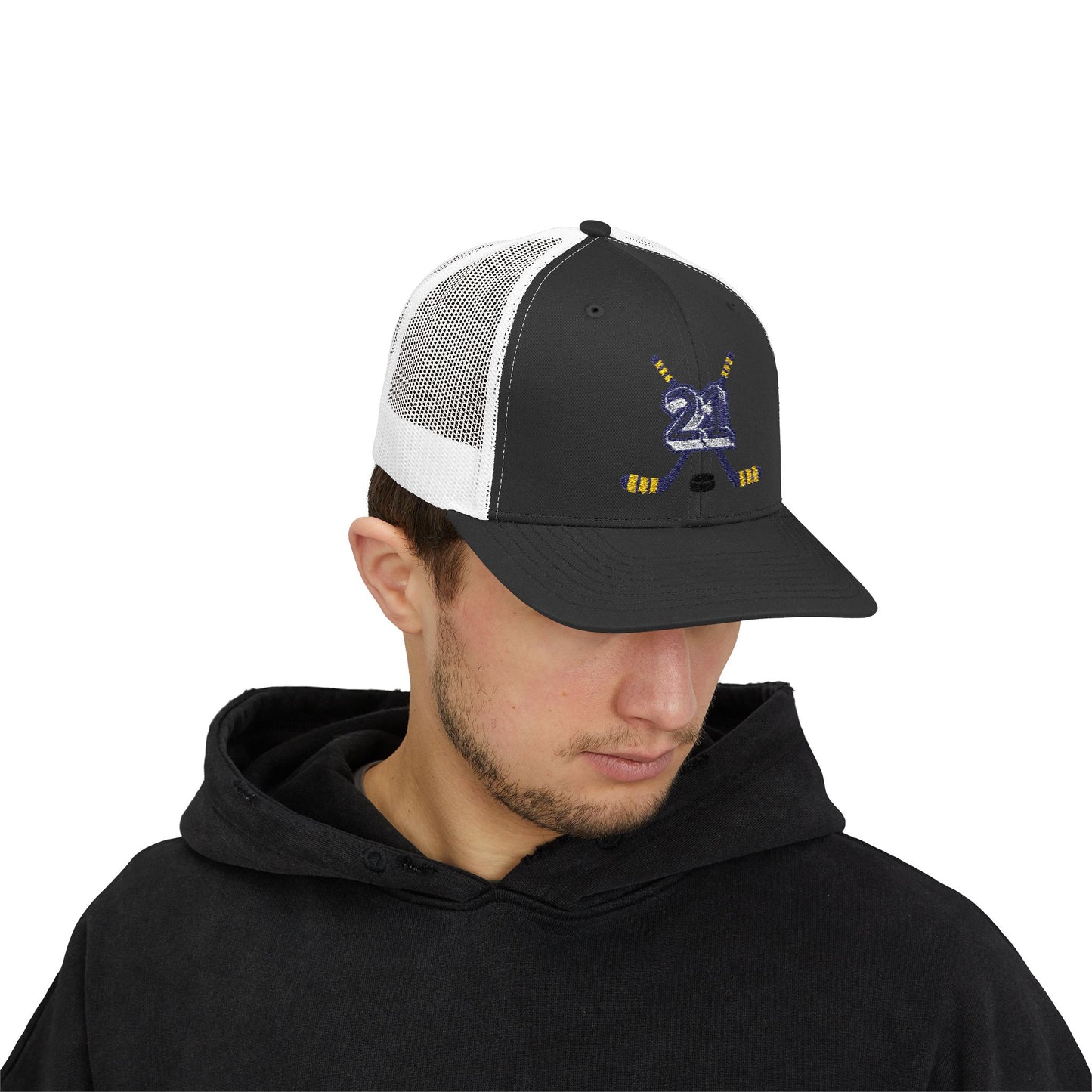 #21 Hockey Trucker Hat