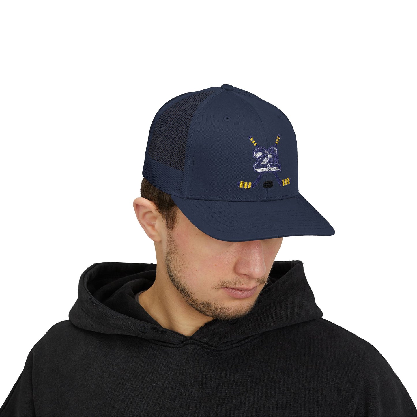 #21 Hockey Trucker Hat