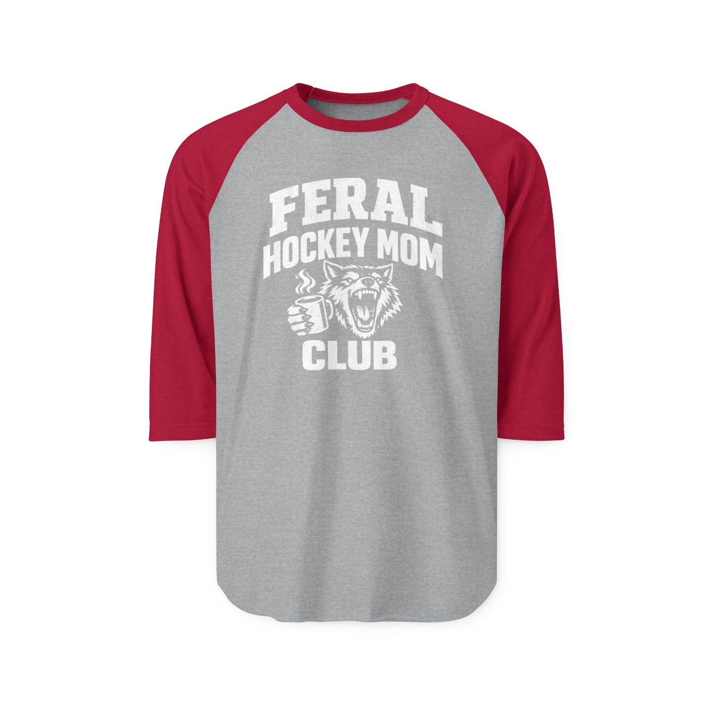 Feral Hockey Mom Club Raglan Shirt