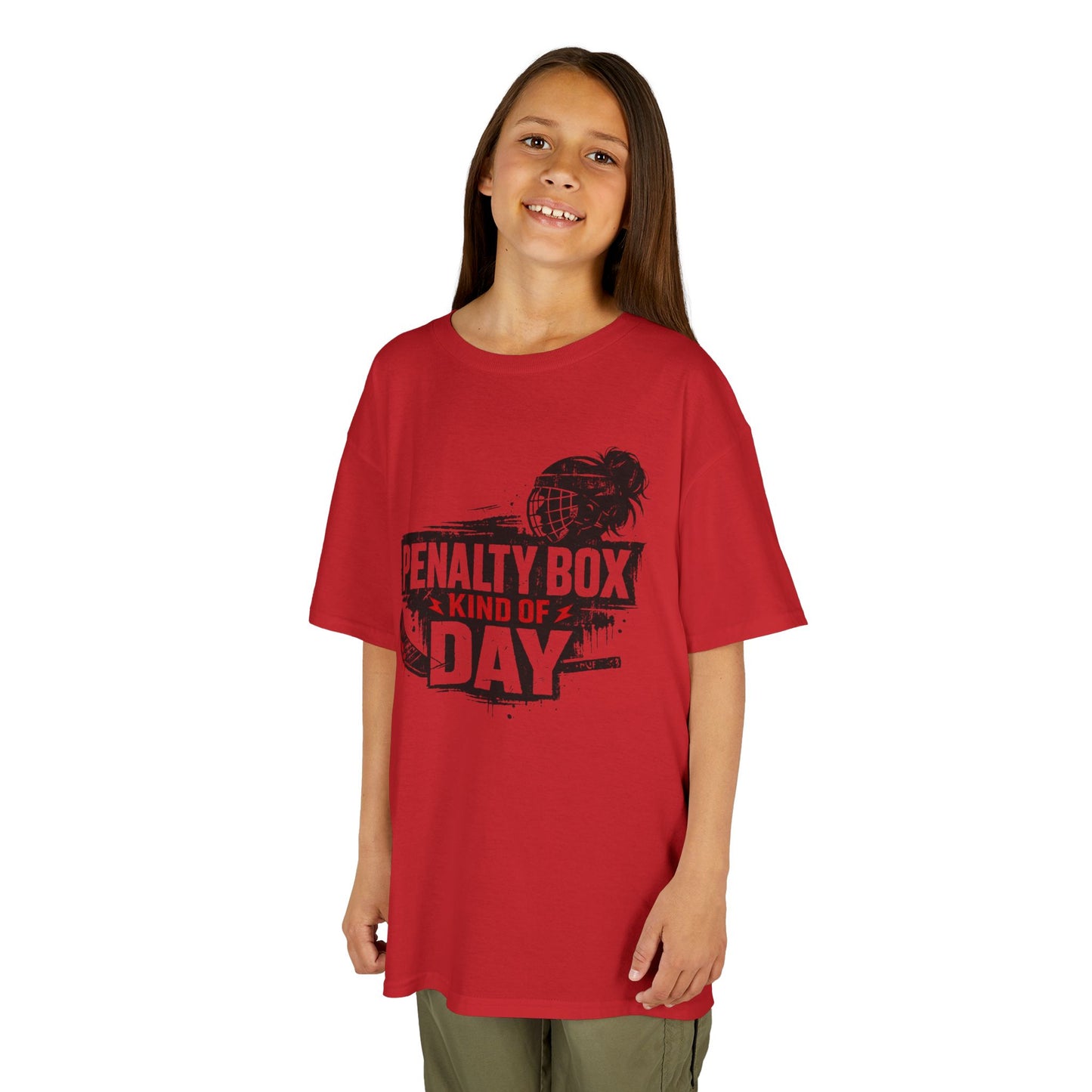 Girls Hockey T‑Shirt — "Penalty Box Kind of Day"