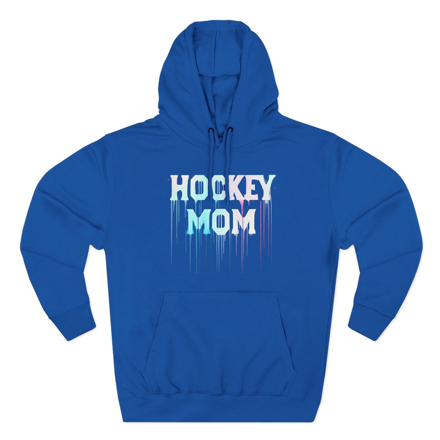 Lane Seven Hockey Mom Fleece Hoodie, Cozy Sweatshirt for Hockey Moms, Gift for Sports Enthusiasts, Winter Apparel, Perfect for Game Days