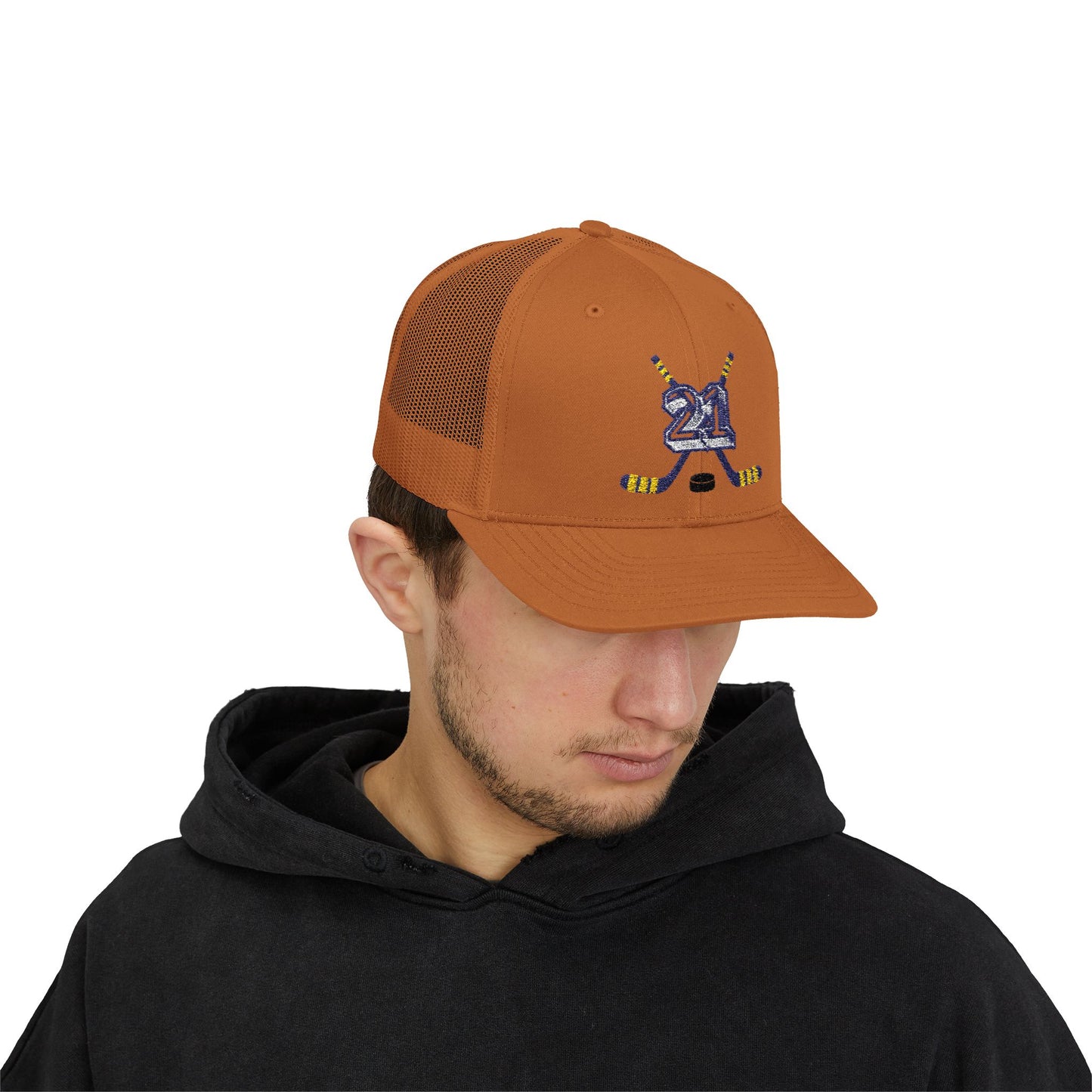 #21 Hockey Trucker Hat
