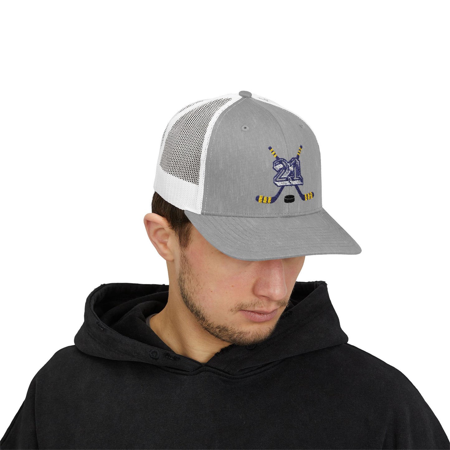 #21 Hockey Trucker Hat