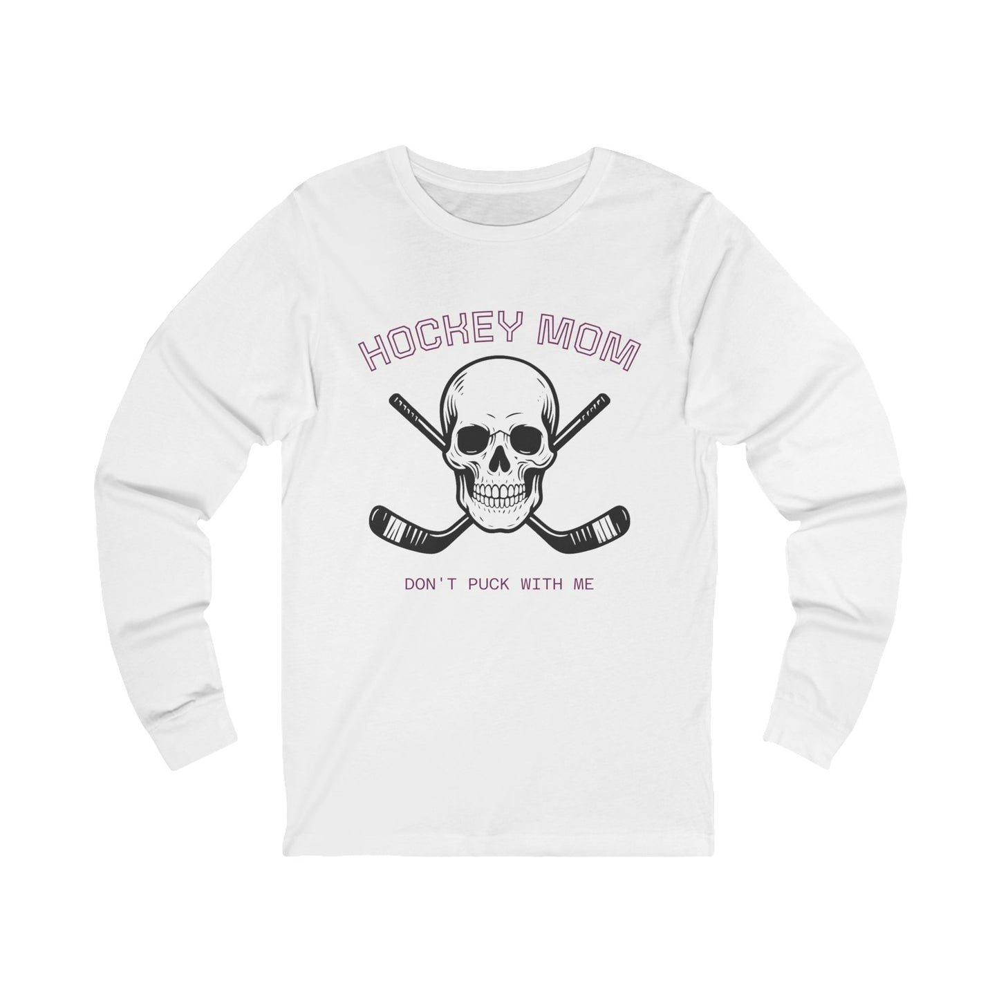 Bella & Canvas Hockey Mom Long Sleeve Tee