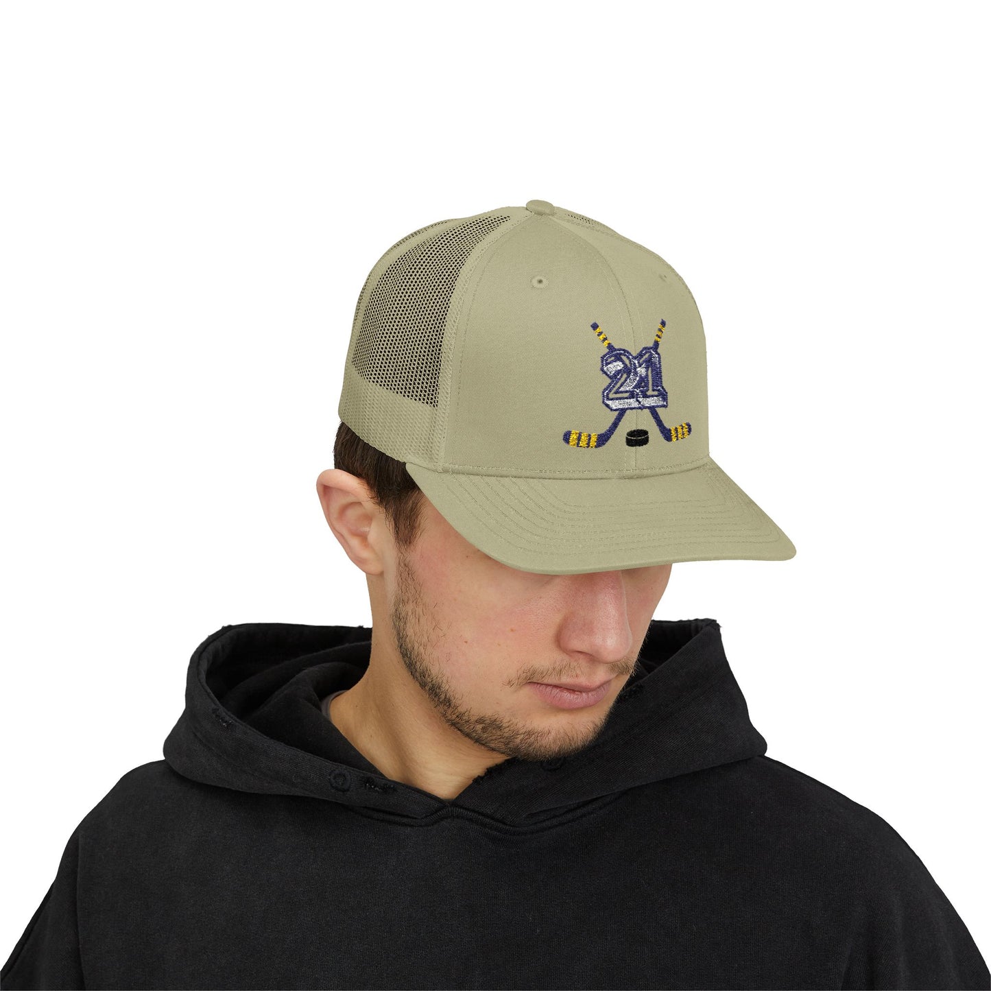 #21 Hockey Trucker Hat