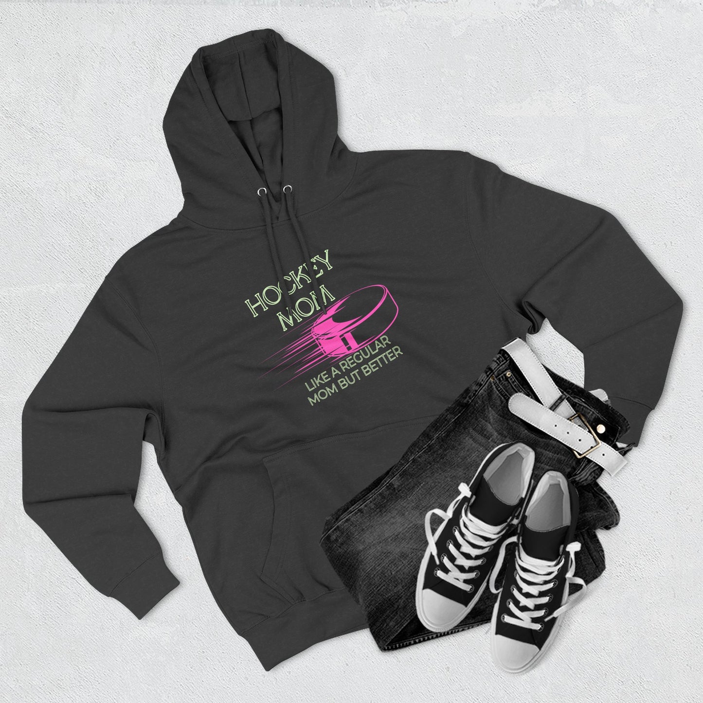 Lane Seven Hockey Mom Fleece Hoodie