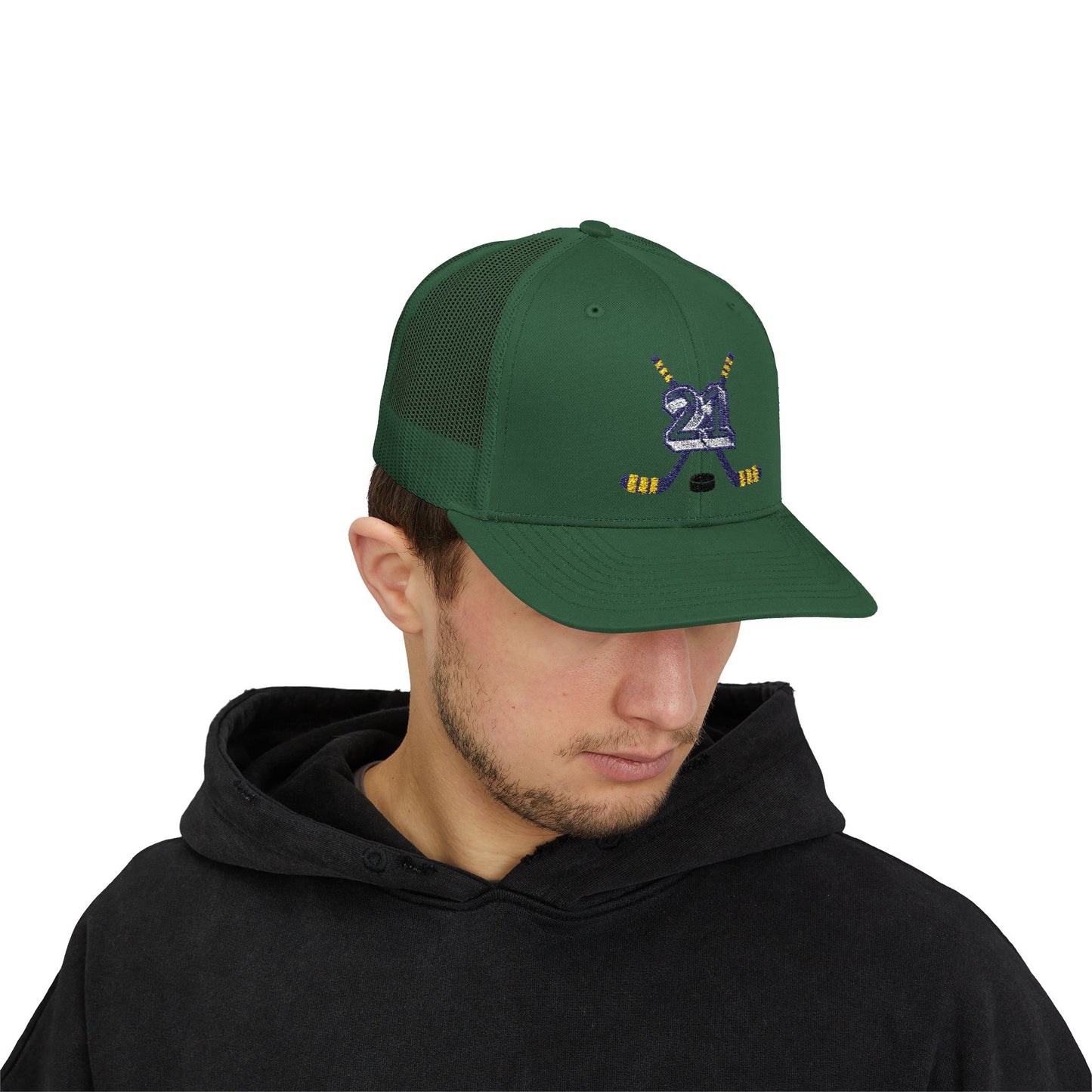 #21 Hockey Trucker Hat