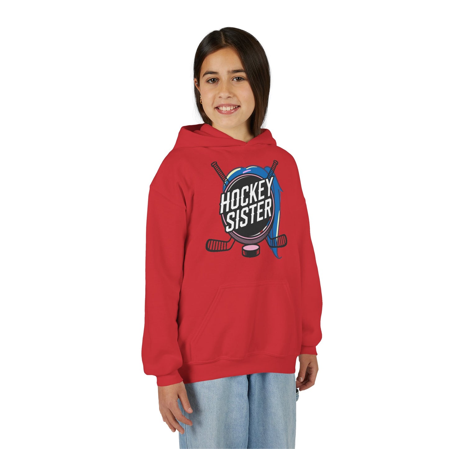 Hockey Sister Youth Hoodie