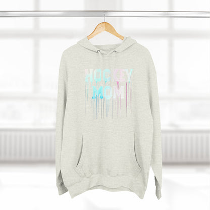 Lane Seven Hockey Mom Fleece Hoodie, Cozy Sweatshirt for Hockey Moms, Gift for Sports Enthusiasts, Winter Apparel, Perfect for Game Days