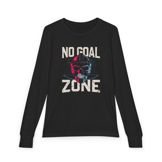 Youth Long Sleeve Tee — "No Goal Zone"