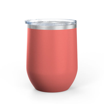 ShhhHockey Mom Wine Tumbler, 12oz | Shhh! I Earned This | Gift for Hockey Moms | Stainless Steel Insulated Cup | Sports Moms