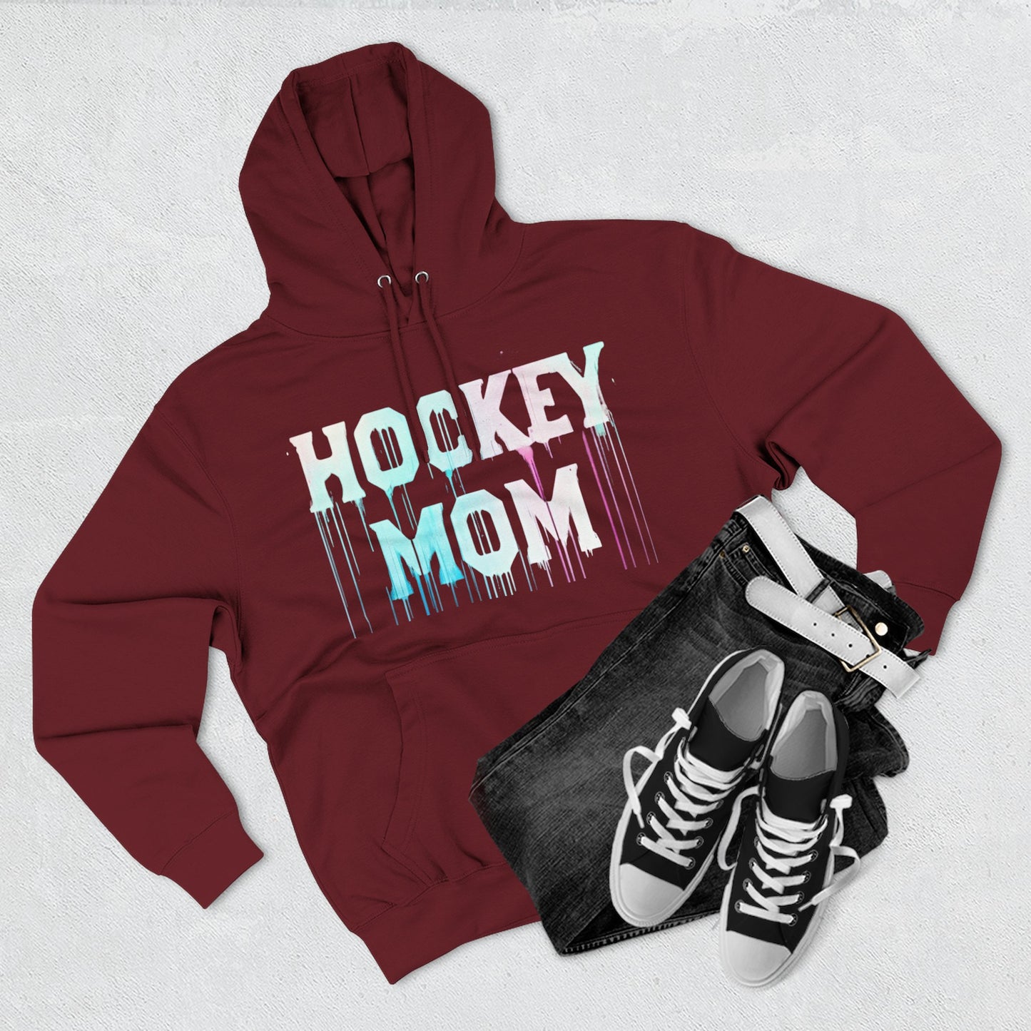 Lane Seven Hockey Mom Fleece Hoodie