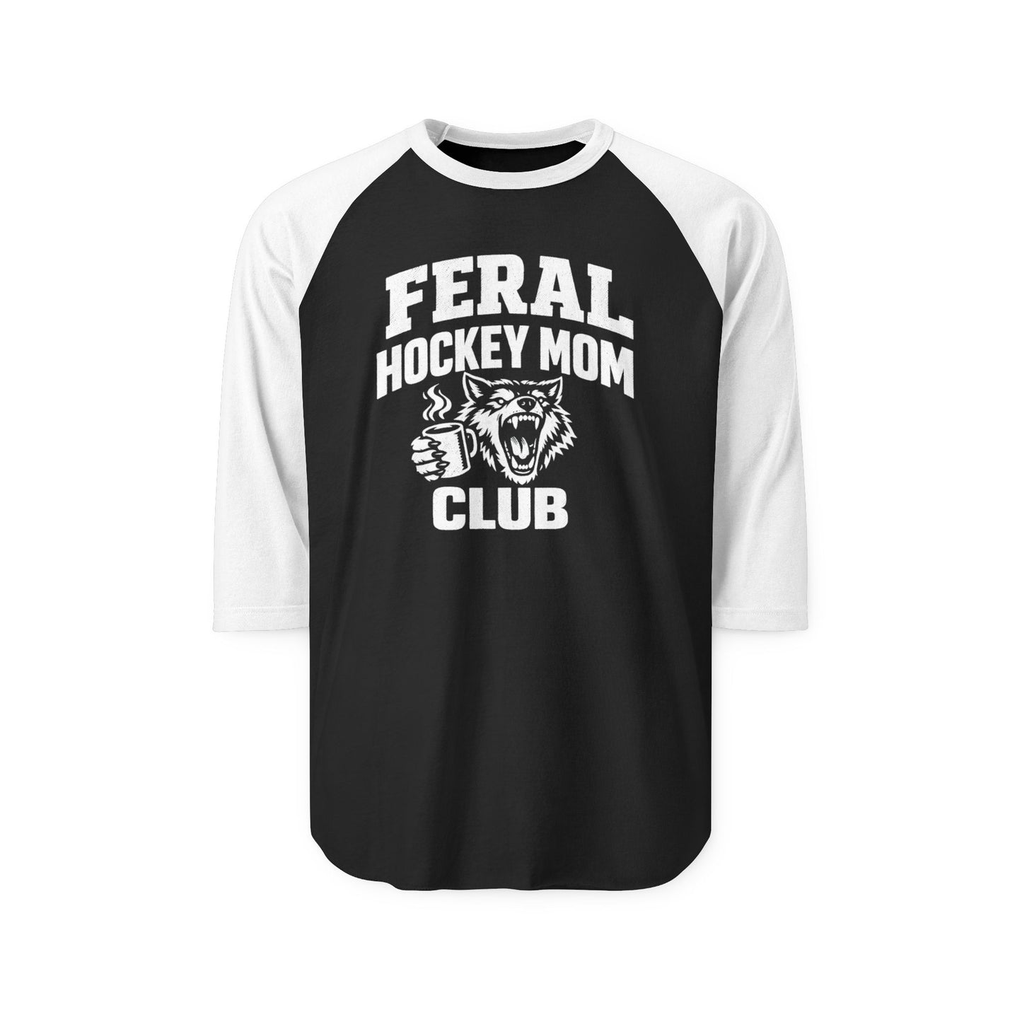 Feral Hockey Mom Club Raglan Shirt