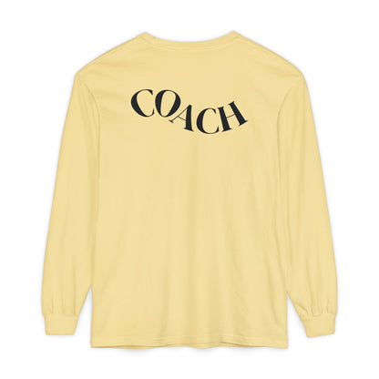 Female Hockey Coach Long Sleeve Shirt - She Calls the Shots, Sports Apparel, Gift for Athletes