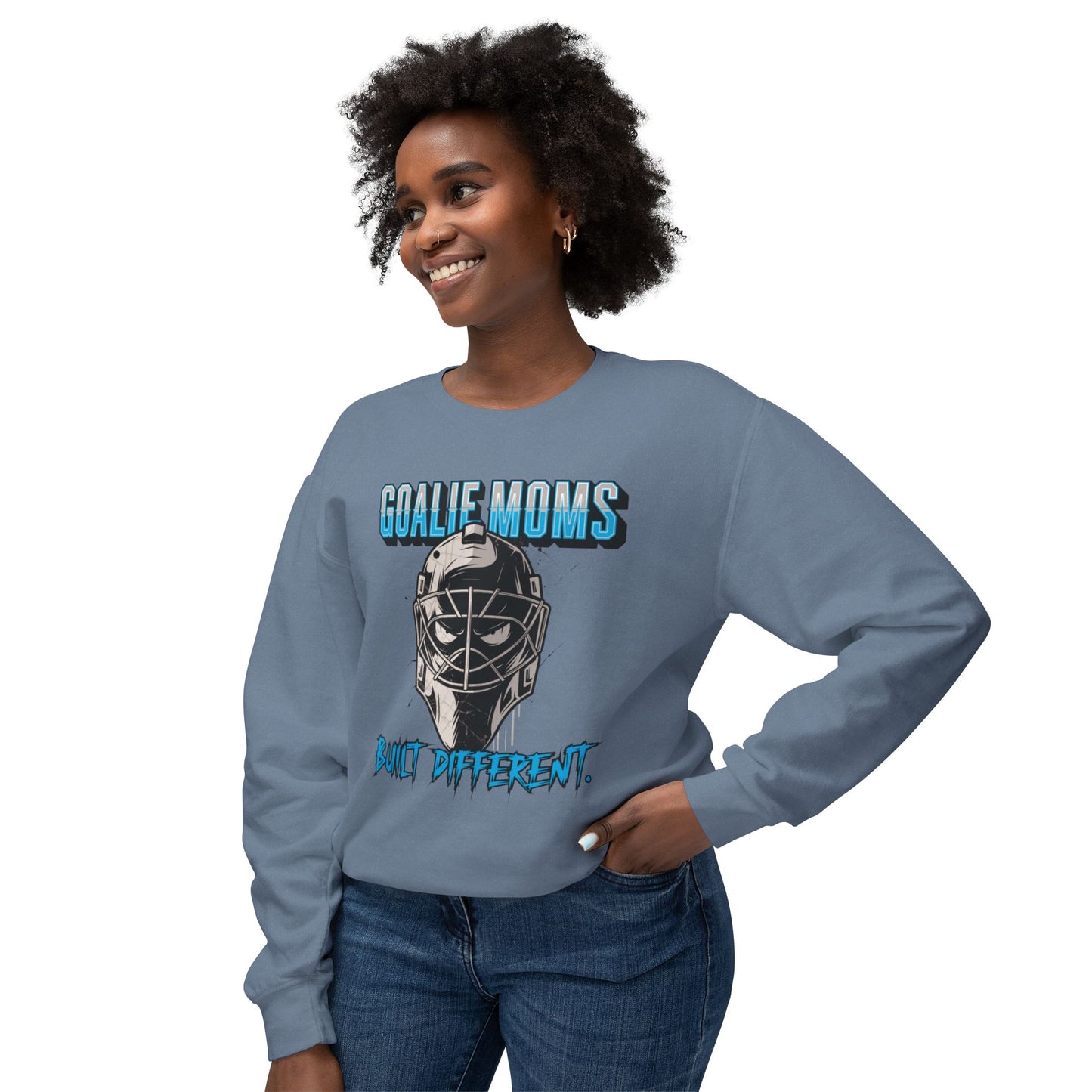 Goalie Moms "Built Different" Crewneck