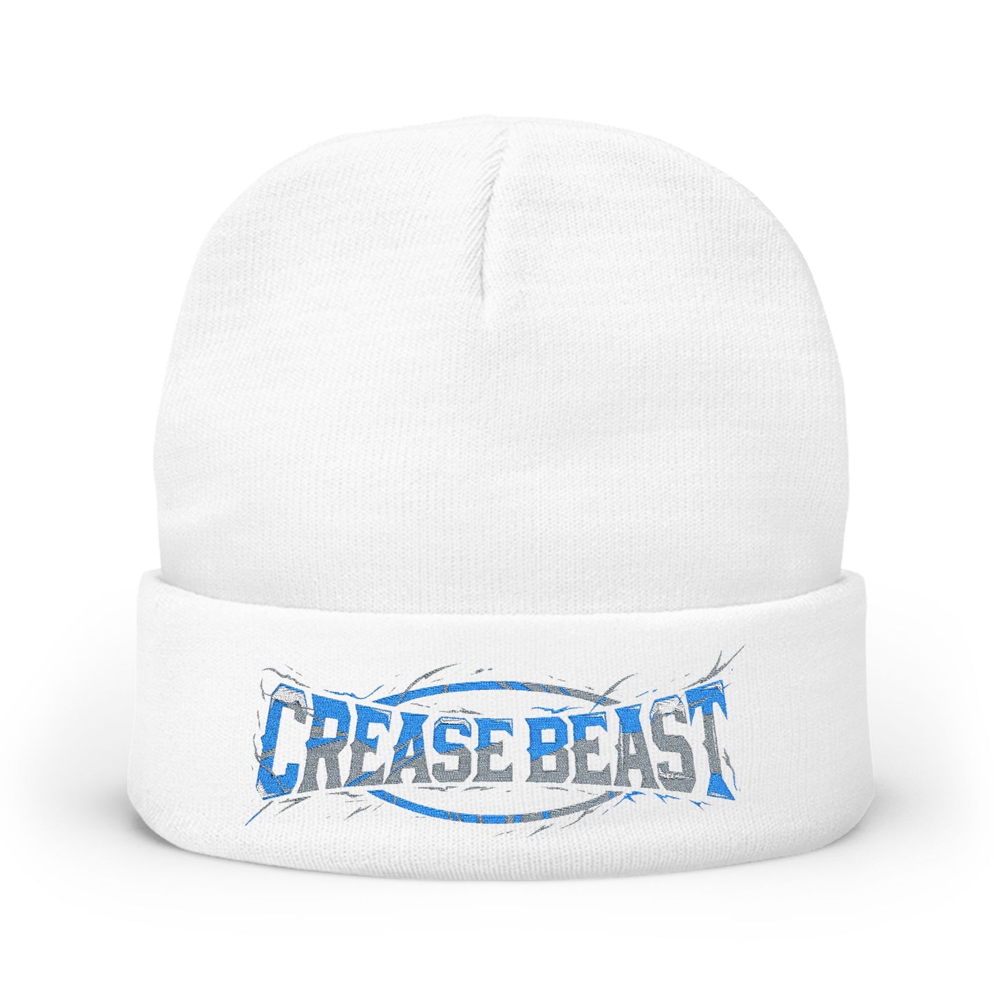 Crease Beast Embroidered Knit Beanie