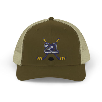 #21 Hockey Trucker Hat