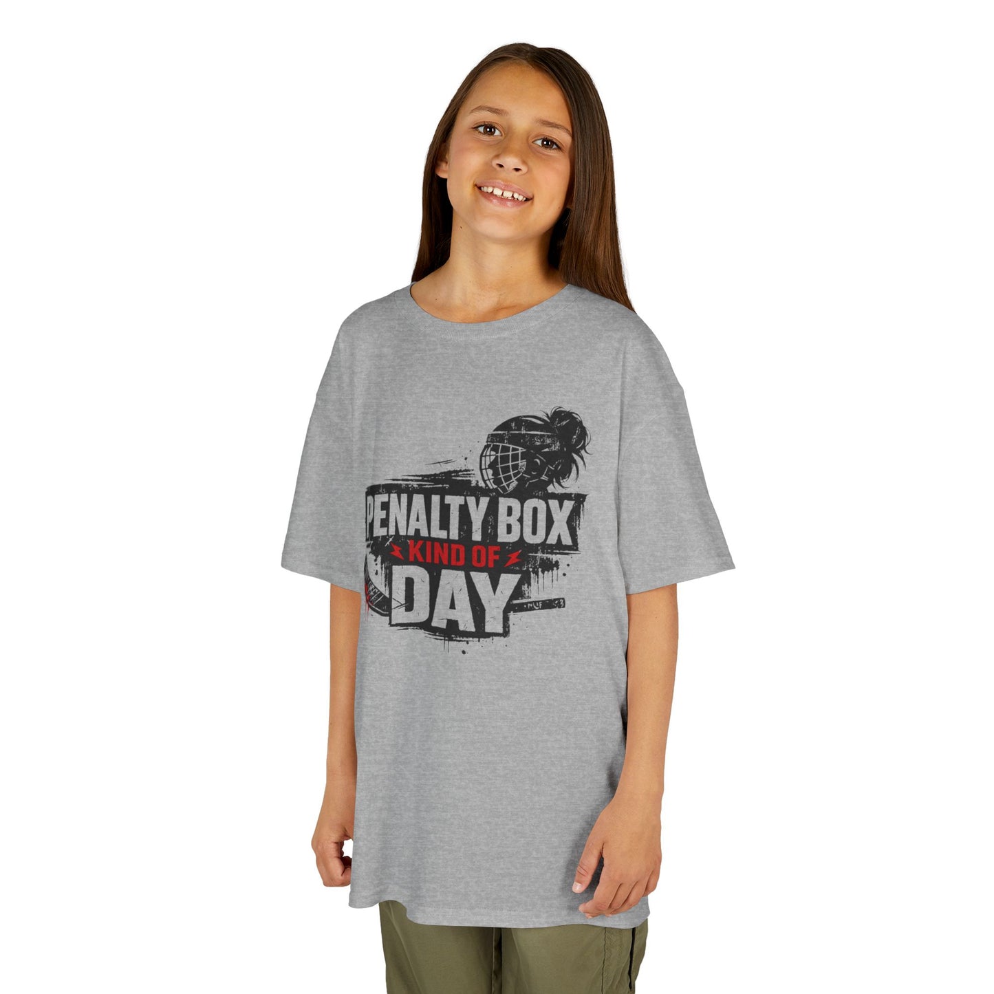 Girls Hockey T‑Shirt — "Penalty Box Kind of Day"