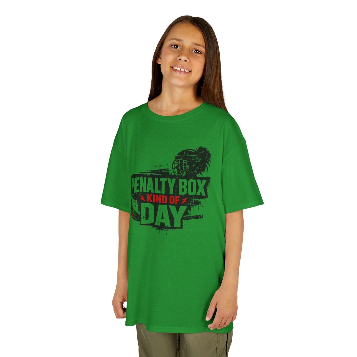 Girls Hockey T‑Shirt — "Penalty Box Kind of Day"