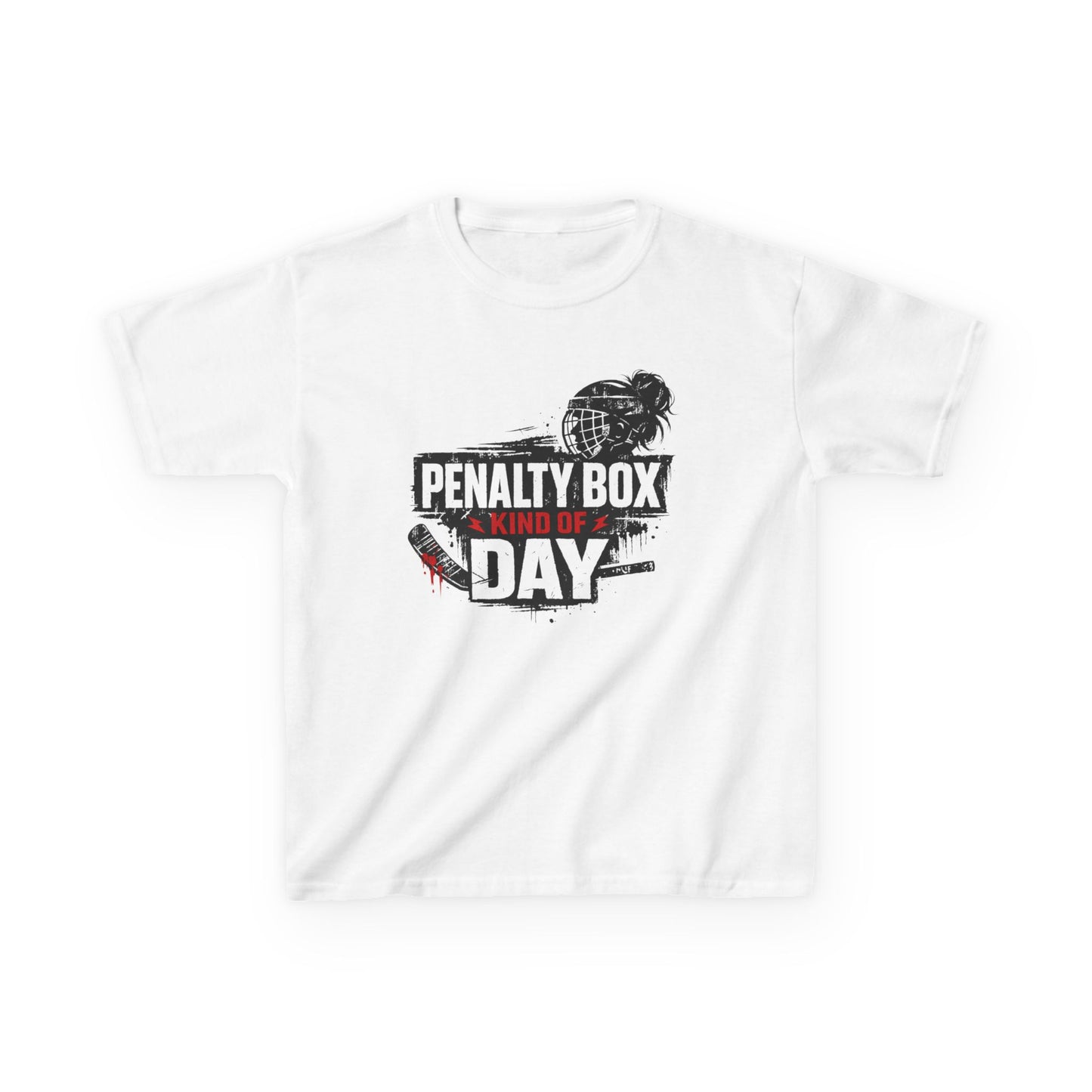 Girls Hockey T‑Shirt — "Penalty Box Kind of Day"