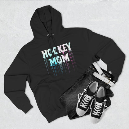 Lane Seven Hockey Mom Fleece Hoodie, Cozy Sweatshirt for Hockey Moms, Gift for Sports Enthusiasts, Winter Apparel, Perfect for Game Days