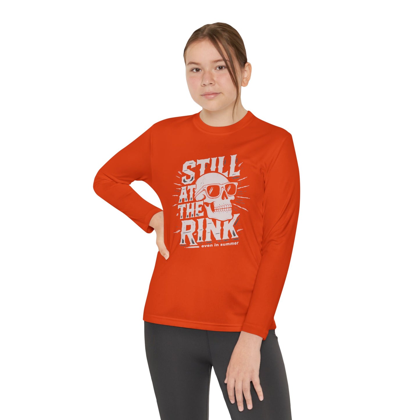 Youth Long Sleeve Tee — "Still At The Rink"