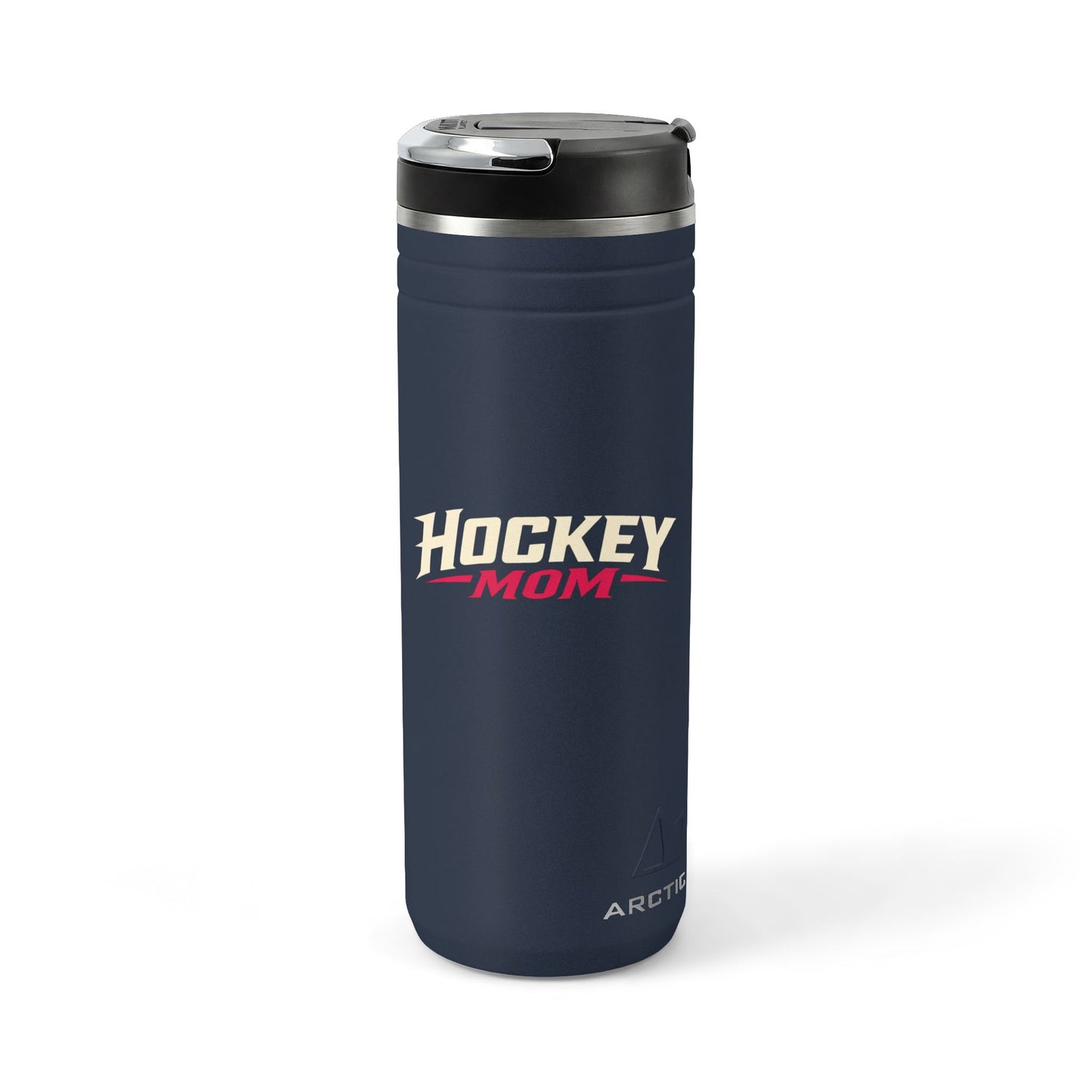 Personalized Hockey Mom 24oz Thermal Straw Tumbler — Insulated Travel Mug for Hockey Parents