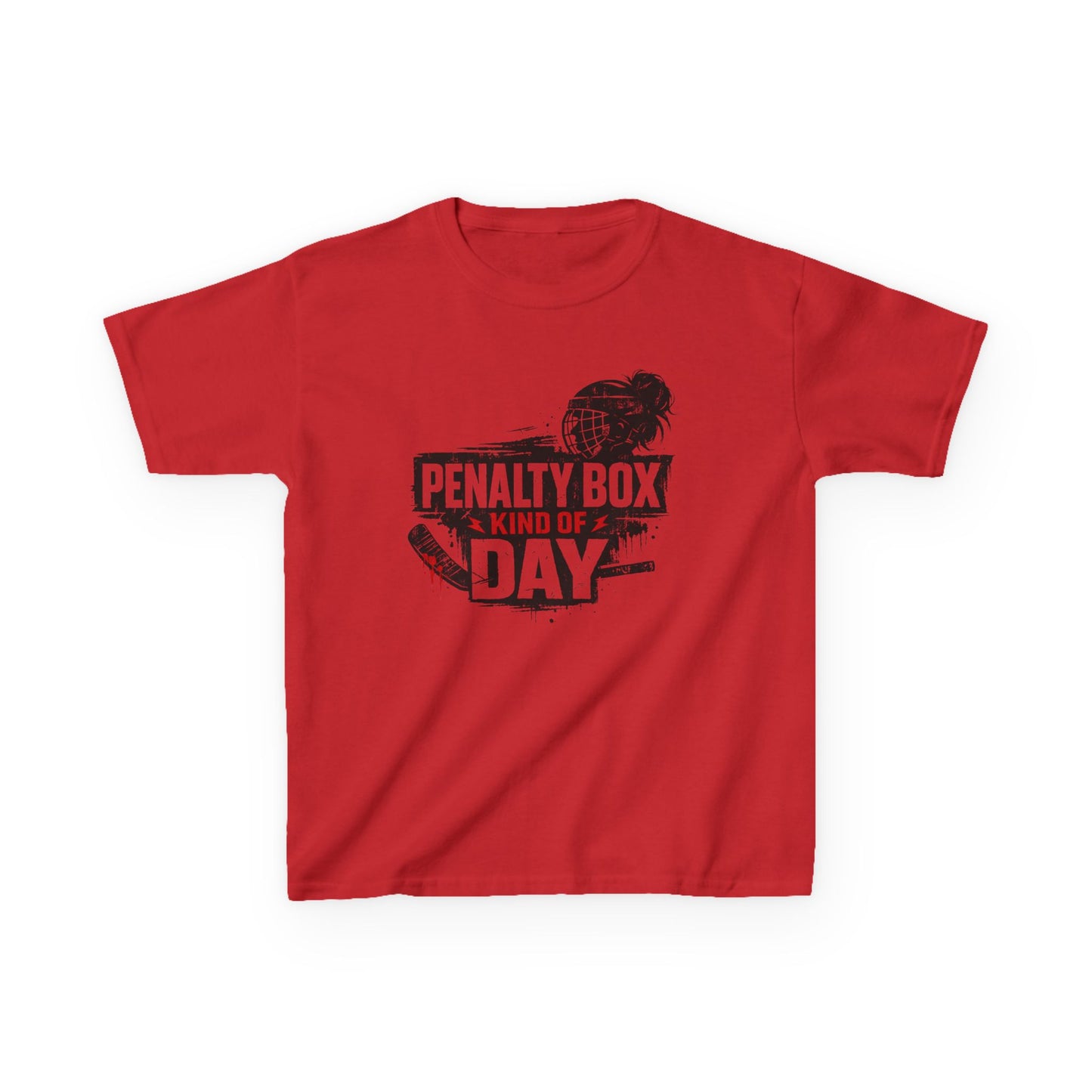 Girls Hockey T‑Shirt — "Penalty Box Kind of Day"