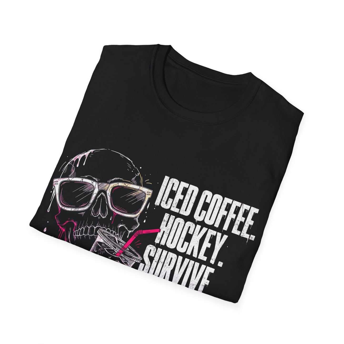 Iced Coffee. Hockey. Survive. T-Shirt
