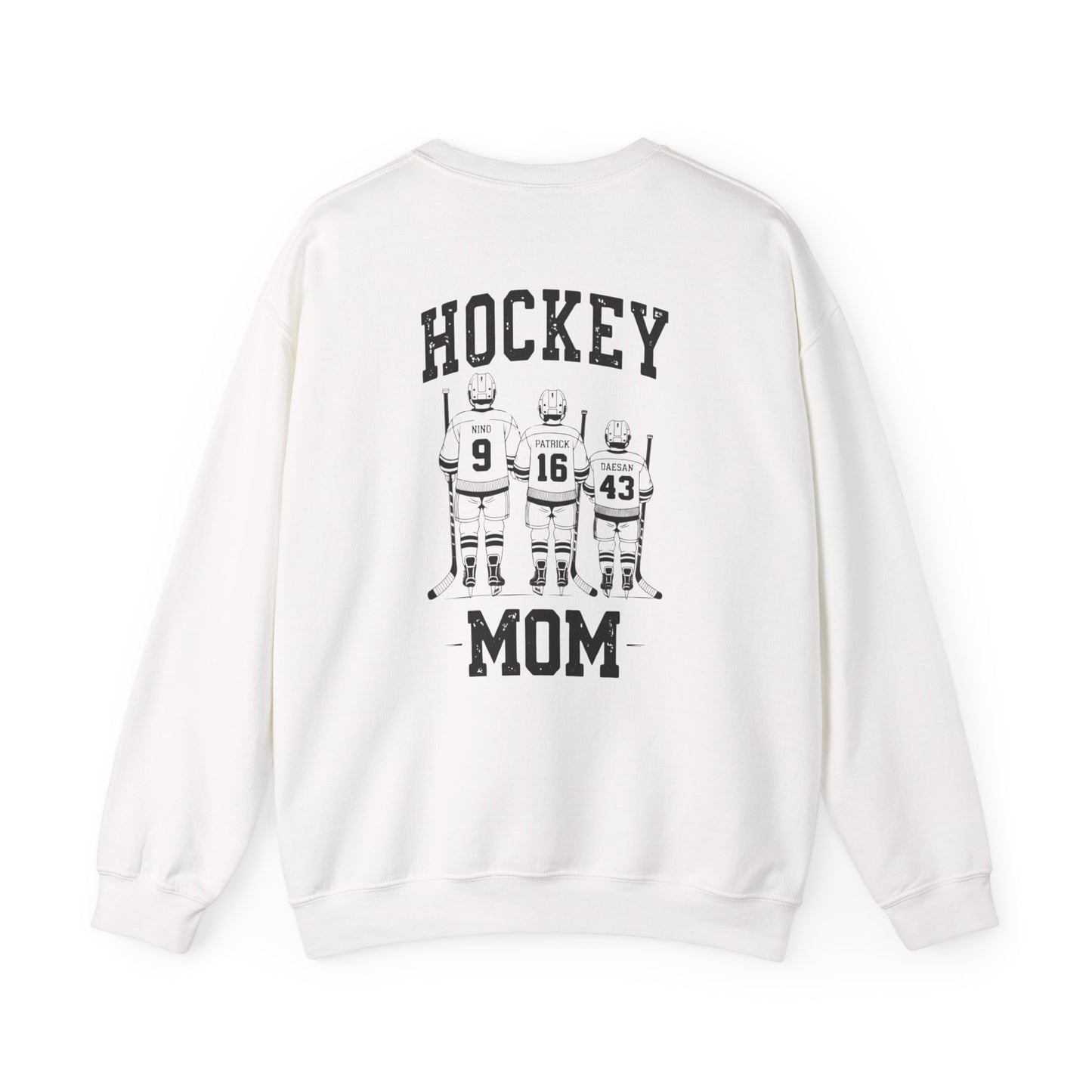 Custom Hockey Mom Shirt, Personalized Hockey Mom Tee, Kids Names Numbers Shirt, Hockey Mom Gift, Rink Mom Shirt, Hockey Family Shirt