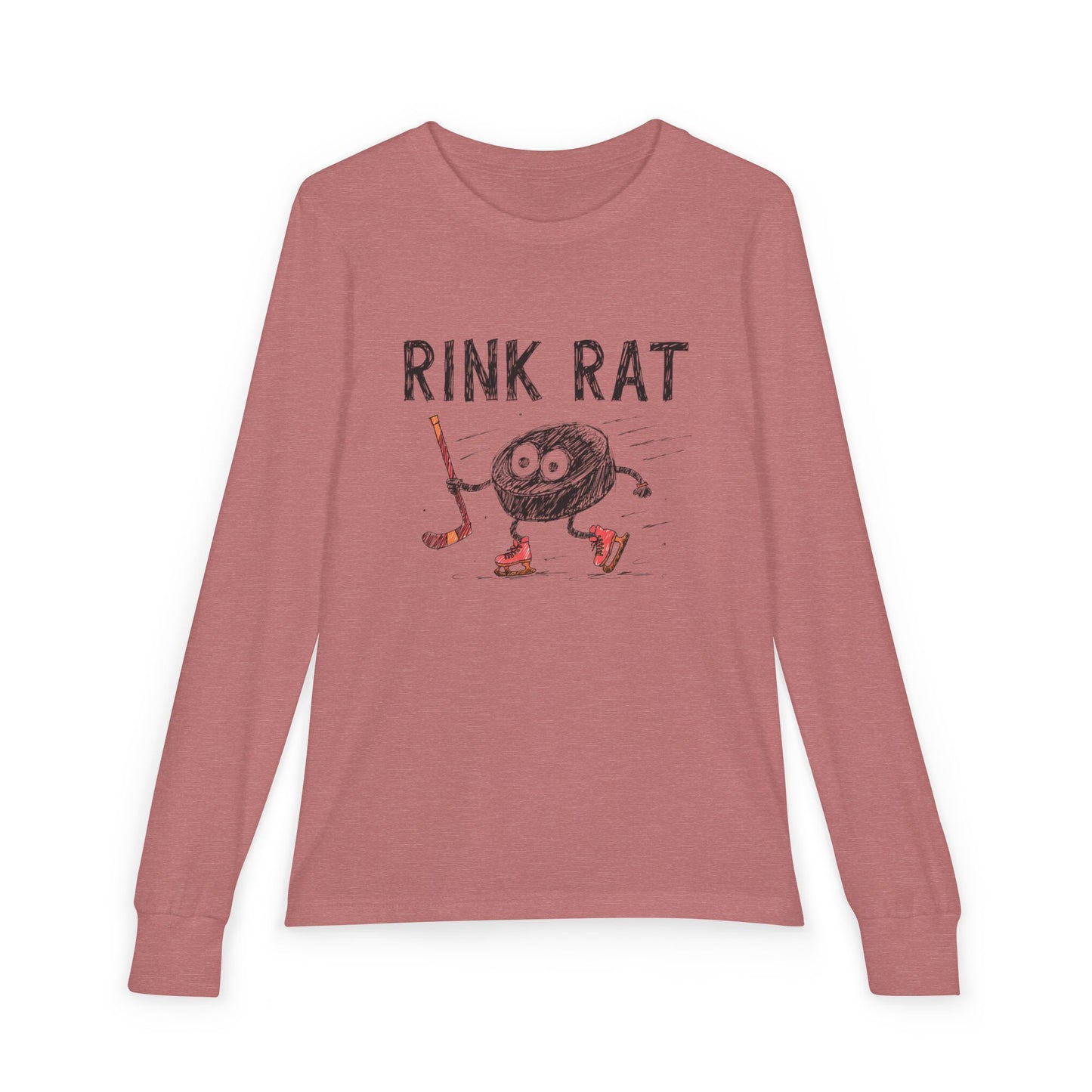 Youth Hockey Long Sleeve Tee - "Rink Rat"