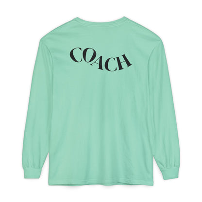 Female Hockey Coach Long Sleeve Shirt - She Calls the Shots, Sports Apparel, Gift for Athletes