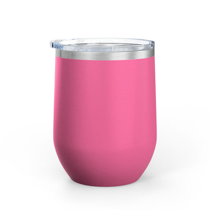 ShhhHockey Mom Wine Tumbler, 12oz | Shhh! I Earned This | Gift for Hockey Moms | Stainless Steel Insulated Cup | Sports Moms