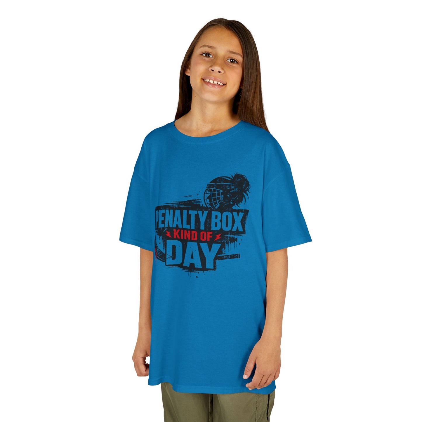Girls Hockey T‑Shirt — "Penalty Box Kind of Day"