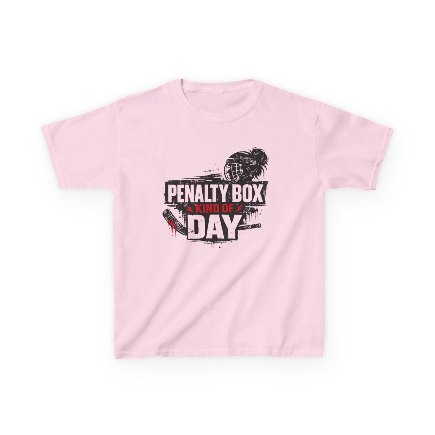 Girls Hockey T‑Shirt — "Penalty Box Kind of Day"